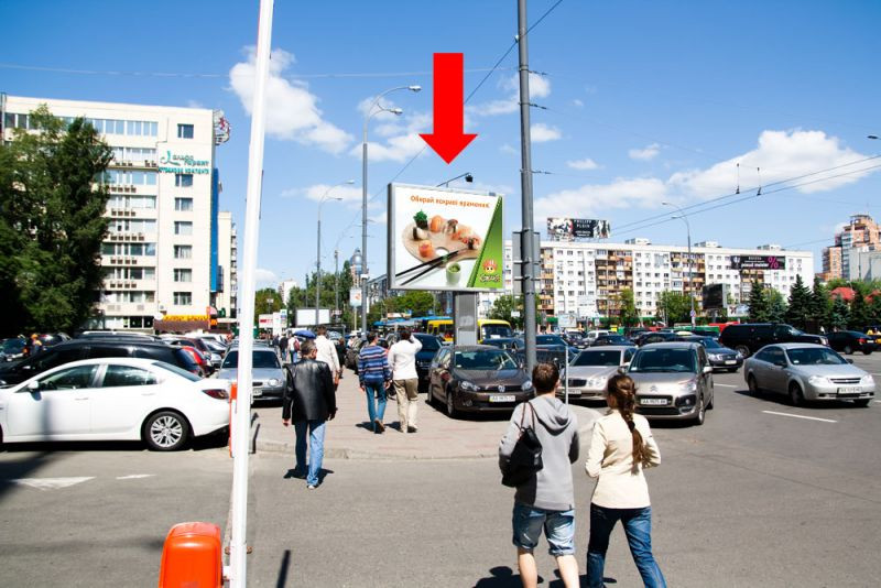 Лучшие места для размещения рекламы на билбордах в Киеве 